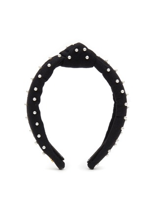 Main View - Click To Enlarge - LELE SADOUGHI - PEARL EMBELLSHED KNOTTED KIDS HEADBAND
