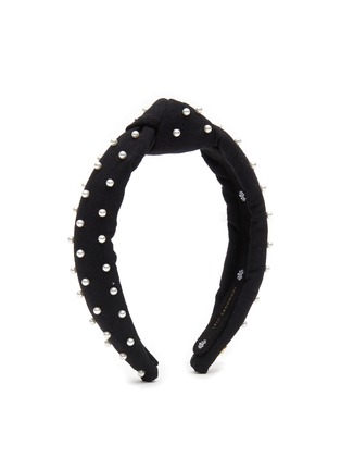 Figure View - Click To Enlarge - LELE SADOUGHI - PEARL EMBELLSHED KNOTTED KIDS HEADBAND