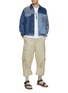 Figure View - Click To Enlarge - FDMTL - Asymmetric Textured Boro Patchwork Jacket
