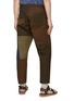 Back View - Click To Enlarge - FDMTL - Cotton Patchwork Cropped Straight Pants