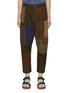 Main View - Click To Enlarge - FDMTL - Cotton Patchwork Cropped Straight Pants