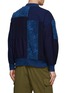 Back View - Click To Enlarge - FDMTL - BORO TONAL PATCHWORK BOMBER JACKET