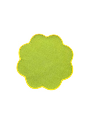 Main View - Click To Enlarge - LES OTTOMANS - KAT SOLID TABLEMAT — GREEN