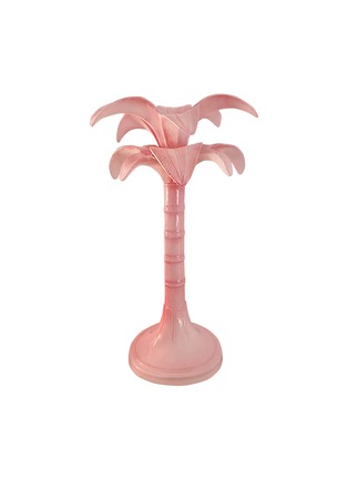 Main View - Click To Enlarge - LES OTTOMANS - PALM TREE CANDLEHOLDER — PINK