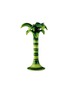 Main View - Click To Enlarge - LES OTTOMANS - MEDIUM PALM TREE CANDLEHOLDER — GREEN