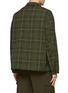 Back View - Click To Enlarge - NANAMICA - ALPHADRY CHEQUERED BUTTON FRONT POCKET DETAIL SHIRT JACKET