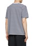 Back View - Click To Enlarge - NANAMICA - Striped Cotton Blend Short-Sleeved Crewneck T-Shirt