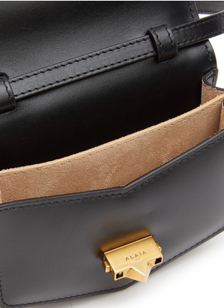 Detail View - Click To Enlarge - ALAÏA - ‘Le Papa’ Mini Calfskin Leather Crossbody Bag