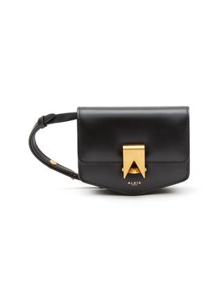 Main View - Click To Enlarge - ALAÏA - ‘Le Papa’ Mini Calfskin Leather Crossbody Bag