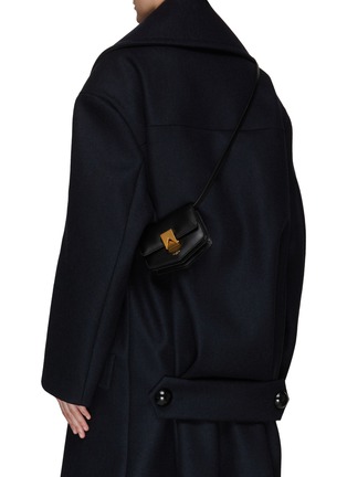 Figure View - Click To Enlarge - ALAÏA - ‘Le Papa’ Mini Calfskin Leather Crossbody Bag