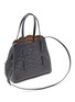 Detail View - Click To Enlarge - ALAÏA - ‘Mina’ Vienne Calfskin Leather Tote Bag