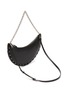 Detail View - Click To Enlarge - ALAÏA - ‘Le Demi Lune’ Hinged Leather Hobo Bag
