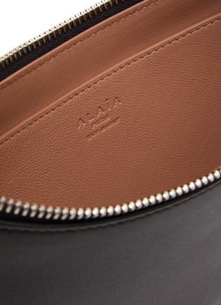 Detail View - Click To Enlarge - ALAÏA - ‘Le Demi Lune’ Hinged Leather Hobo Bag