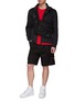 Figure View - Click To Enlarge - INNOTIER - ‘Champion Series Vertex’ Hooded Jacket — Black