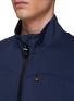 Detail View - Click To Enlarge - INNOTIER - ‘Champion Series Vertex’ Hooded Jacket — Dark Slate Blue