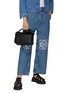 Figure View - Click To Enlarge - LOEWE - ‘PUZZLE’ CALF LEATHER SMALL CROSSBODY BAG