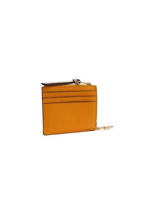 Figure View - Click To Enlarge - LOEWE - ANAGRAM SQUARE GRAINED CALF LEATHER KEY CARDHOLDER