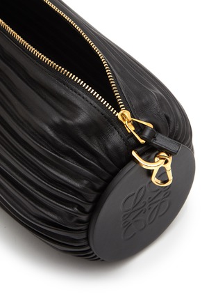 Detail View - Click To Enlarge - LOEWE - PLEATED NAPPA LEATHER BRACELET POUCH