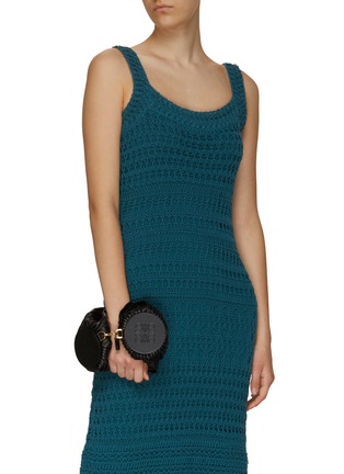 Figure View - Click To Enlarge - LOEWE - PLEATED NAPPA LEATHER BRACELET POUCH