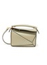 Main View - Click To Enlarge - LOEWE - ‘PUZZLE’ MINI SHINY PYTHON LEATHER CROSSBODY BAG