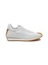 Main View - Click To Enlarge - LOEWE - LOW TOP SUEDE PANEL LACE UP SNEAKERS