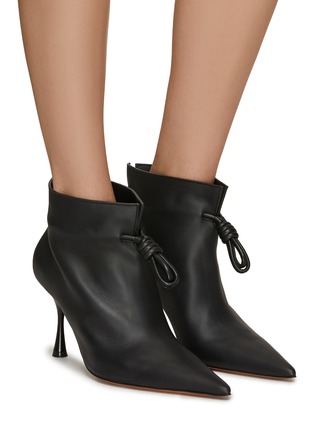 Figure View - Click To Enlarge - LOEWE - ‘FLAMENCO’ CALF LEATHER ANKLE BOOTS