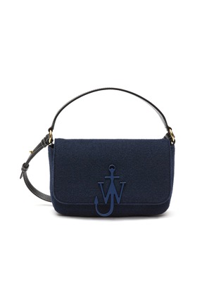 Main View - Click To Enlarge - JW ANDERSON - ‘ANCHOR’ RECYCLED FELT MIDI SHOULDER BAG