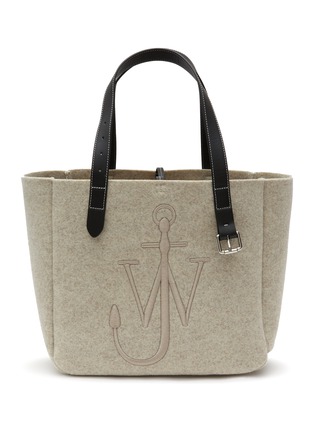 Main View - Click To Enlarge - JW ANDERSON - ‘BELT’ RECYCLED FELT TOTE BAG