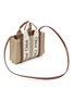 Detail View - Click To Enlarge - CHLOÉ - ‘Woody’ Eco Canvas Mini Tote Bag