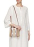 Front View - Click To Enlarge - CHLOÉ - ‘Woody’ Eco Canvas Mini Tote Bag