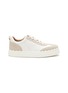 Main View - Click To Enlarge - CHLOÉ - ‘LAUREN’ LOW TOP LACE UP SUEDE LEATHER SNEAKERS