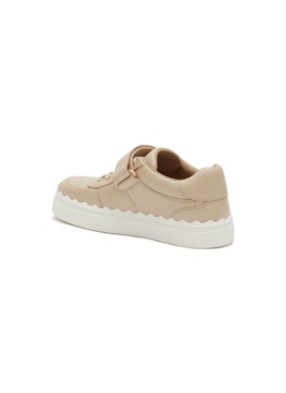  - CHLOÉ - ‘LAUREN’ LOW TOP LACE UP LEATHER SNEAKERS