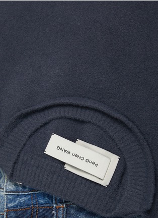  - FENG CHEN WANG - Deconstructed Knit Crewneck Sweater