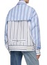 Back View - Click To Enlarge - FENG CHEN WANG - DETACHABLE PADDED STRIPED SHIRT JACKET