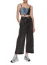 Figure View - Click To Enlarge - FENG CHEN WANG - PHOENIX EMBROIDERED DENIM TANK TOP