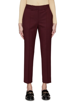 Main View - Click To Enlarge - THEORY - FLAT FRONT WOOL GABARDINE TAILORED PANTS