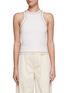 Main View - Click To Enlarge - FRAME - Contrasting Stitching Ribbed Tank Top