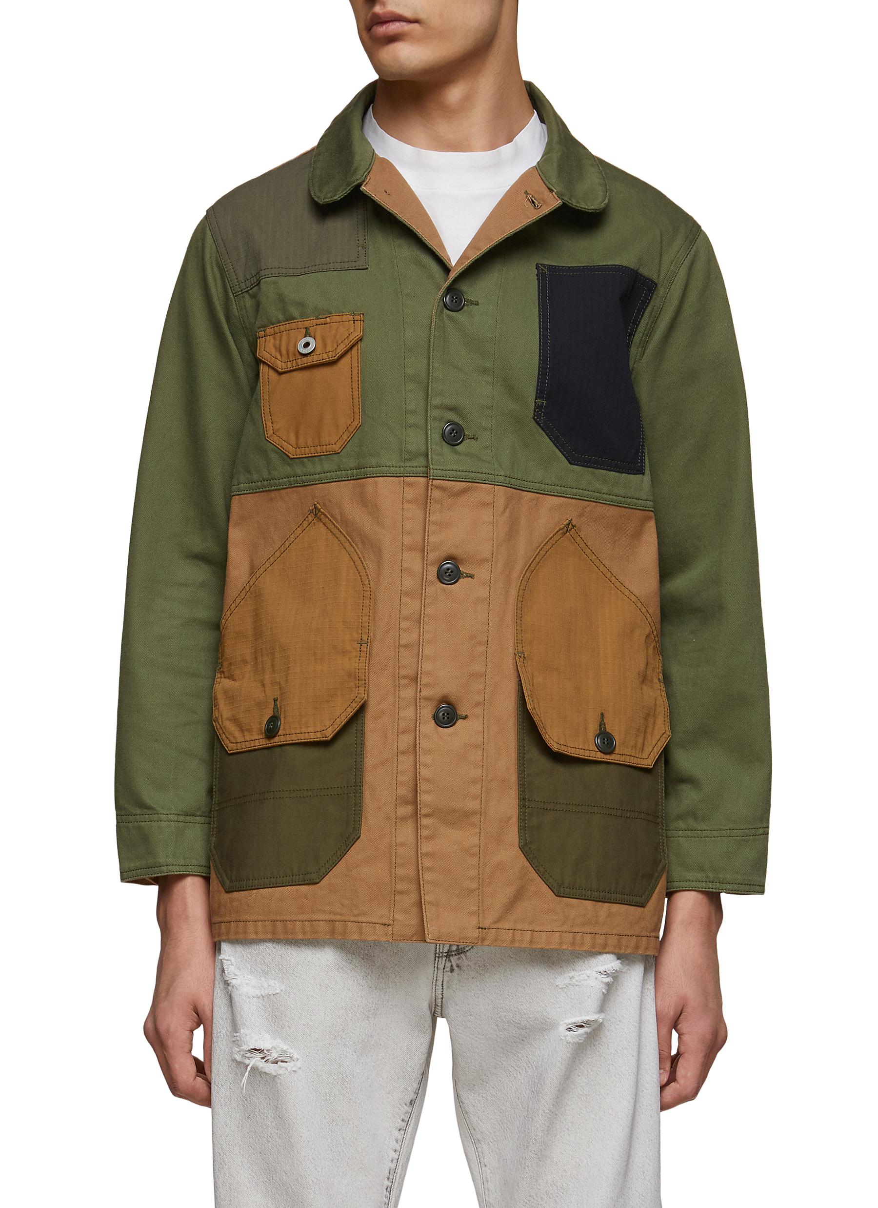 Fdmtl patchwork hot sale coverall jacket