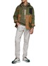 Figure View - Click To Enlarge - FDMTL - PATCHWORK COVERALL RINSE JACKET