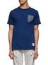 Main View - Click To Enlarge - FDMTL - CHEST ORIGAMI CREWNECK SHORT SLEEVE T-SHIRT