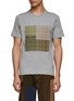 Main View - Click To Enlarge - FDMTL - Square Boro Patchwork Cotton Crewneck T-Shirt