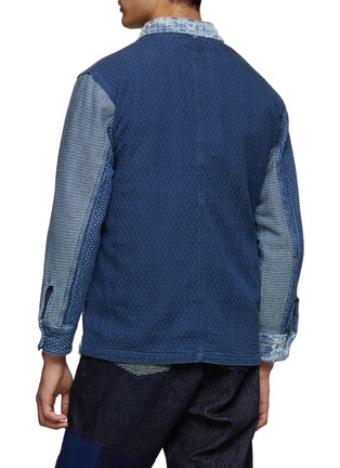 Back View - Click To Enlarge - FDMTL - BORO PATCHWORK 5 YEAR WASH LONG SLEEVE SHIRT