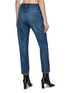 Back View - Click To Enlarge - FRAME - ‘Le Original’ Ripped Knee Cropped Jeans