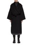 Main View - Click To Enlarge - LE KASHA - Detachable Sleeves Belted Cashmere Coat
