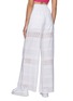 Back View - Click To Enlarge - ALICE & OLIVIA - ‘Russell’ Smocked Waist Pointelle Wide Legged Pants