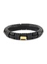 Main View - Click To Enlarge - LOEWE - Brass Bead Woven Calfskin Leather Bangle
