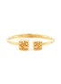 Main View - Click To Enlarge - LOEWE - Gold-Plated Sterling Silver Anagram Bangle