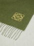 Detail View - Click To Enlarge - LOEWE - Anagram Cashmere Wool Blend Scarf