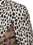  - GIAMBATTISTA VALLI - Lace Panelled Leopard Print Cotton Flared Shirt Dress