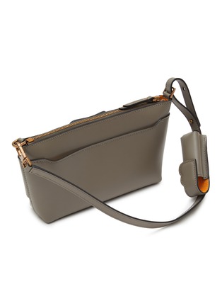 Detail View - Click To Enlarge - BOYY - ‘POUCHETTE’ OVERSIZED BUCKLE LEATHER SHOULDER BAG
